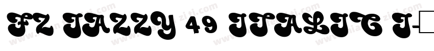 FZ JAZZY 49 ITALIC J字体转换